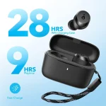 Anker Soundcore A25i Bluetooth 5.3, App Custom Sound 28 Hours Playtime Water Resistant 2 Microphones for Clear Calls Unique Earphone Mode - Black - Image 5