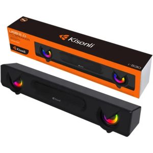 Kisonley i-530 USB Soundbar Multimedia Speaker for PC, Mobile and Laptop