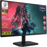 Acer EK241Y 24” IPS Full HD 100Hz 1ms Frameless Eye Care Features ComfyView HDMI & VGA Interface - Black - Image 2