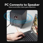 Vention Cotton Braided 3.5mm Male to 2RCA Male Audio Cable Blue Aluminum Alloy Type 1.5M - Image 16