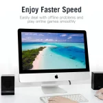 Vention Flat Cat6 UTP Patch Cable Black 1.5M - Image 3