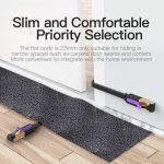 Vention Flat Cat7 Patch Cable Black 2M - Image 3