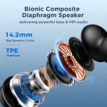 JOYROOM JR-EW02 Wired Series In-Ear Wired Earbuds-Black - Image 2