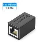 Vention Cat6 Connector FTP Cat6/5e Ethernet Adapter 8P8C Network Extender Extension Cable for Ethernet Cable RJ45 Connector