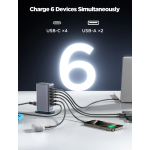 JOYROOM JR-TCM02 65W Multi-port Charger latest GaN chip, ensures stable charging with less heat, over-voltage protection - Image 6