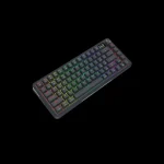 Redragon K708 Pro Wireless Mechanical Keyboard, Gasket RGB Gaming Keyboard with 81 Programmable Custom Keys, 3-Modes Wireless Keyboard with Hot-Swap Pre-Lubed Leopard L Switch, Screen & Knob, Black - Image 5