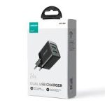 JOYROOM-TCN01 2.4A 2USB Charger-Black