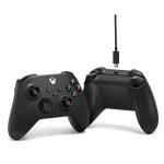 XBOX Core Wireless Gaming Controller – Robot Black– Xbox Series X|S, Xbox One, Windows PC, Android, and iOS - Image 3