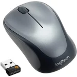 Logitech M235 Wireless 2.4GHz with USB Unifying Receiver 1000 DPI Optical Tracking 12 Month Battery For PC & Mac - Grey