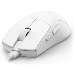 Redragon M724W Wired Gaming Mouse, 42G Ultra-Light 12,400 Max DPI Optical Gaming Mouse with 5 Programmable Buttons, Ergonomic Natural Grip Build, Software Supports DIY Keybinds & DPI - White