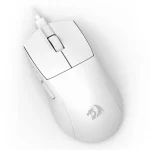 Redragon M724W Wired Gaming Mouse, 42G Ultra-Light 12,400 Max DPI Optical Gaming Mouse with 5 Programmable Buttons, Ergonomic Natural Grip Build, Software Supports DIY Keybinds & DPI - White - Image 3