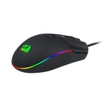 Redragon M719 INVADER Wired Optical Gaming Mouse, 7 Programmable Buttons, RGB Backlit, 10,000 DPI, Ergonomic PC Computer Gaming Mice with Fire Button - Black - Image 2