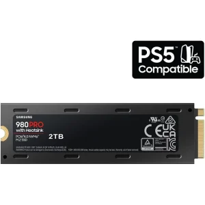 SAMSUNG 980 PRO 2TB SSD w/ Heatsink PCIe Gen 4 NVMe M.2 Internal Heat Control Max Speed PS5 Compatible up to 7000 MB/s - Image 2