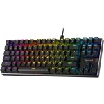 Redragon K660 (K556 TKL) RGB Wired Gaming Keyboard, 80% Mechanical Keyboard with 87 Keys and Aluminium Base, Upgraded Hot-Swap Quiet Linear Red Switch