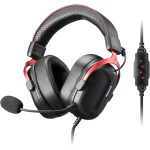 REDRAGON CYBILL H312 USB Wired Gaming Headset, 7.1 Surround Sound, 50 mm Drivers, PU Leather Foam Ear Pads, Detachable Noise-canceling Microphone, Over-Ear Headphones Works for Mobile, PC/PS3/PS4/PS5