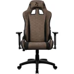 Arozzi Avanti Soft Fabric (2024) Breathable Soft Fabric Front, Stylish PU leather Back 3D Armrest Tough Metal Frame Supports up to 120kg - Brown