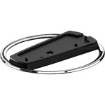 PS5 Slim Stand Vertical Stand for PS5/PS5 Slim Consoles Non-Slip Base Mount for PlayStation 5 Accessories -sliver+black