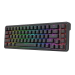 Redragon K709 NOVA 65% Wired Gasket RGB Gaming Keyboard, 68 Keys Hot-Swap Compact Mechanical Keyboard w/Free-Mod Socket, 3-Layer Noise Dampening & Dedicated Arrow Keys, Quiet Custom Linear Switch , Black - Image 3