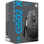 Logitech NEW G502 X LIGHTSPEED Wireless LIGHTFORCE Hybrid Optical-Mechanical Switches HERO 25K Sensor For macOS & Windows , Black