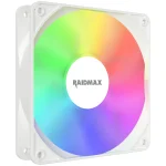 Raidmax X-Air 4IN1 ARGB 120mm 1200 RPM Dynamic Hydraulic Bearing Fan 5V 3pin (4-Pack) , White - Image 2