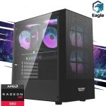 EC Power 580-102 Gaming PC NEW 12Gen Intel Core i5-12400F 10-Cores W/AMD Radeon RX 580 GTS 8GB GDDR5 & Advance Air Cooler