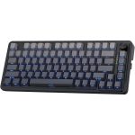 Redragon K673 GB 75% Wireless Gasket RGB Gaming Keyboard, 3-Modes 81 Keys PBT Compact Mechanical Keyboard w/Hot-Swap Socket, Dedicated Knob Control & 5-Layer Noise Dampening, Custom Linear Switch