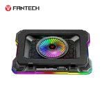 FANTECH NC22 NOTEBOOK COOLER LAPTOP ADJUSTABLE COOLING PAD RGB With Phone Stand - Black - Image 3