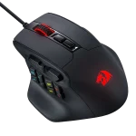 Redragon M811 Aatrox MMO Gaming Mouse,12400Dpi, 15 Programmable Buttons Wired RGB Gamer Mouse w/ Ergonomic Natural Grip Build, 10 Side Macro Keys, Software Supports DIY Keybinds & Backlit - Image 4