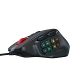 Redragon M811 Aatrox MMO Gaming Mouse,12400Dpi, 15 Programmable Buttons Wired RGB Gamer Mouse w/ Ergonomic Natural Grip Build, 10 Side Macro Keys, Software Supports DIY Keybinds & Backlit - Image 2