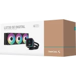 DeepCool LS720 SE Digital Edition Liquid Cooler 360mm Dual-Chamber Pump 3100RPM 300w TDP AIO Cooler Anti-Leak Tech ARGB - Black