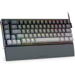 Redragon K641G PRO 65% Aluminum RGB Mechanical Keyboard, 3-Mode 68 Keys Compact Gaming Keyboard w/ 3.5mm Sound Absorbing Foams, Detachable Wrist Rest, Upgraded Hot-Swap Socket,RED SWITCH - Image 2