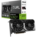 ASUS Dual GeForce RTX 5060 Ti 16GB GDDR7 OC Edition 128-Bit Memory, 2632 MHz Boost Clock, 28 Gbps Memory Speed, 4608 CUDA Cores