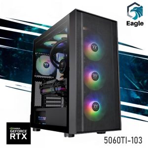 EC Power 5060TI-103 Gaming PC NEW 13Gen Intel Core i5 10-Cores w/ Nvidia RTX 5060TI 8GB DDR7 & Advanced Air Cooler