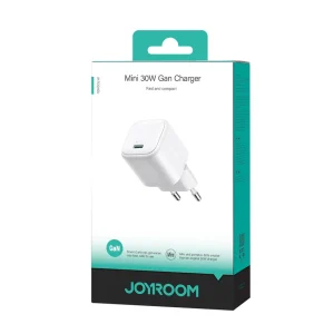 JOYROOM JR-TCG15 30W PD Type C Mini GaN Charger White-Eu