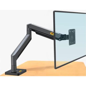 NB North Bayou Monitor Arm Full Motion Swivel Monitor Mount with Gas Spring for 22''-40'' Monitors with Load Capacity up to 26.4lbs Height Adjustable Monitor Stand G45
