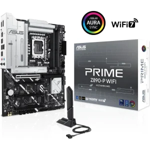 ASUS PRIME Z890-P WIFI 7 Z890 DDR5 LGA 1851 Advanced AI PC-ready 4x M.2 SSD PCIe® 5.0 Thunderbolt™ 4 USB Type-C® 2.5Gb Lan