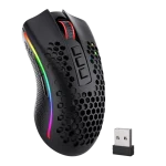 Redragon M808 Storm Lightweight RGB Wireless Gaming Mouse, Honeycomb Shell - 12,400 DPI Optical Sensor - 7 Programmable Buttons, Black - Image 3
