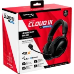 HyperX Cloud III S (2025) Wireless 2.4GHz & Bluetooth 53mm Angled Drivers Memory Foam Durable Frame 10mm Microphone up to 120-hour Battery For PC; Mac; PS5; Mobile; Switch - Black