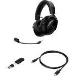 HyperX Cloud III S (2025) Wireless 2.4GHz & Bluetooth 53mm Angled Drivers Memory Foam Durable Frame 10mm Microphone up to 120-hour Battery For PC; Mac; PS5; Mobile; Switch - Black - Image 2