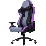 Cooler Master Caliber R3 Gaming Chair (Purple), Steel Frame, Ultra Comfortable Memory Foam & PU, 2D Armrest, Up To 180° Recline & 150KG Max Weight Load - Image 2