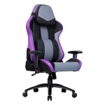 Cooler Master Caliber R3 Gaming Chair (Purple), Steel Frame, Ultra Comfortable Memory Foam & PU, 2D Armrest, Up To 180° Recline & 150KG Max Weight Load
