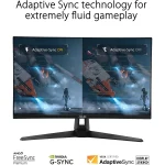 ASUS TUF Gaming VG279QM1A 27” Fast IPS Full HD 280Hz 1ms Extreme Low Motion Blur Sync G-SYNC Compatible - Black - Image 6