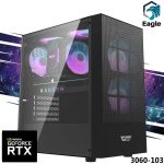 EC Power 3060-103 Gaming PC 5Gen AMD Ryzen 5 6-Cores w/ RTX 3060 12GB DDR6 & Advance Air Cooler
