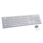 MeeTion MT-WK841 Slim 2.4G Wireless Computer Keyboard -White - Image 3