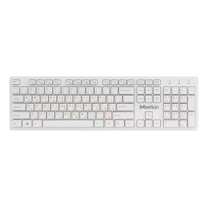 MeeTion MT-WK841 Slim 2.4G Wireless Computer Keyboard -White