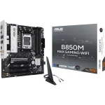 ASUS B850M MAX GAMING WIFI 6 AM5 Micro ATX AMD B850 Chipset, 4x DDR5 UDIMM Slots, Up to 256GB Max Memory, 4x PCIe x16 Slots, 2x M.2 Slots, WiFi & BT Connectivity