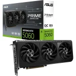 ASUS PRIME GeForce RTX 5060 OC Edition 8GB GDDR7 128-Bit Memory, 2565 MHz Boost Clock, 28 Gbps Memory Speed, 3840 CUDA Cores, PCI Express 5.0