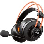 COUGAR IMMERSA TI EX STEREO GAMING HEADPHONE COMBO UlTIMATE AUDIO EXPERIENCE IMMERSA TI EX STEREO 2-in-1 PACK (Earphones/Headset) (Black/Orange)