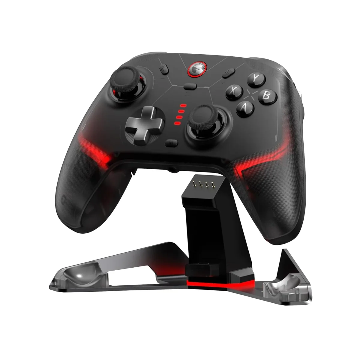GameSir Cyclone 2 Wireless Controller - 1000Hz Polling Rate, TMR Joysticks, Hall/Micro 2-in-1 Triggers for PC/Switch/Android/iOS, PC Gaming Controller with Charging Dock (Black) - Image 1
