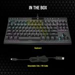 CORSAIR K70 RGB TKL – Champion Series Tenkeyless Optical-Mechanical Gaming Keyboard - OPX RGB Optical- Mechanical Keyswitches,LINEAR & HYPER-FAST Black - Image 6